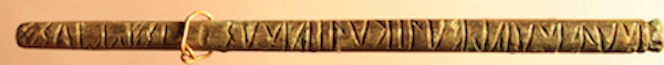 Bronze rod from Cles, Campi Neri (TN) (MLR 30)